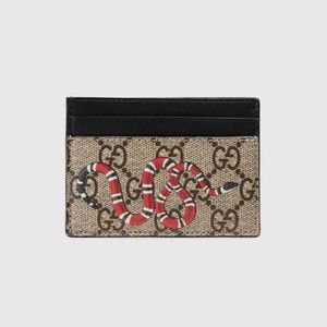 Gucci kingsnake card case